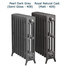 CI-RG-4-D-08-09 - Royal Georgian 4 Column Cast Iron Radiator H357mm x W2426mm CI-RG-4-D-08-09 - Royal Georgian 4 Column Cast Iron Radiator H357mm x W2426mm